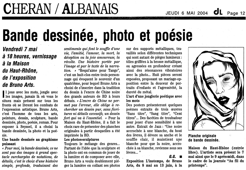 Bande dessinée, photo et poésie