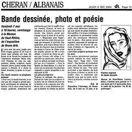 Dauphiné Libéré du 6 mai 2004