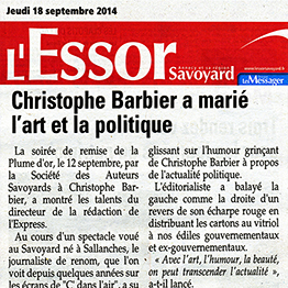 Essor Savoyard du 18 septembre 2014